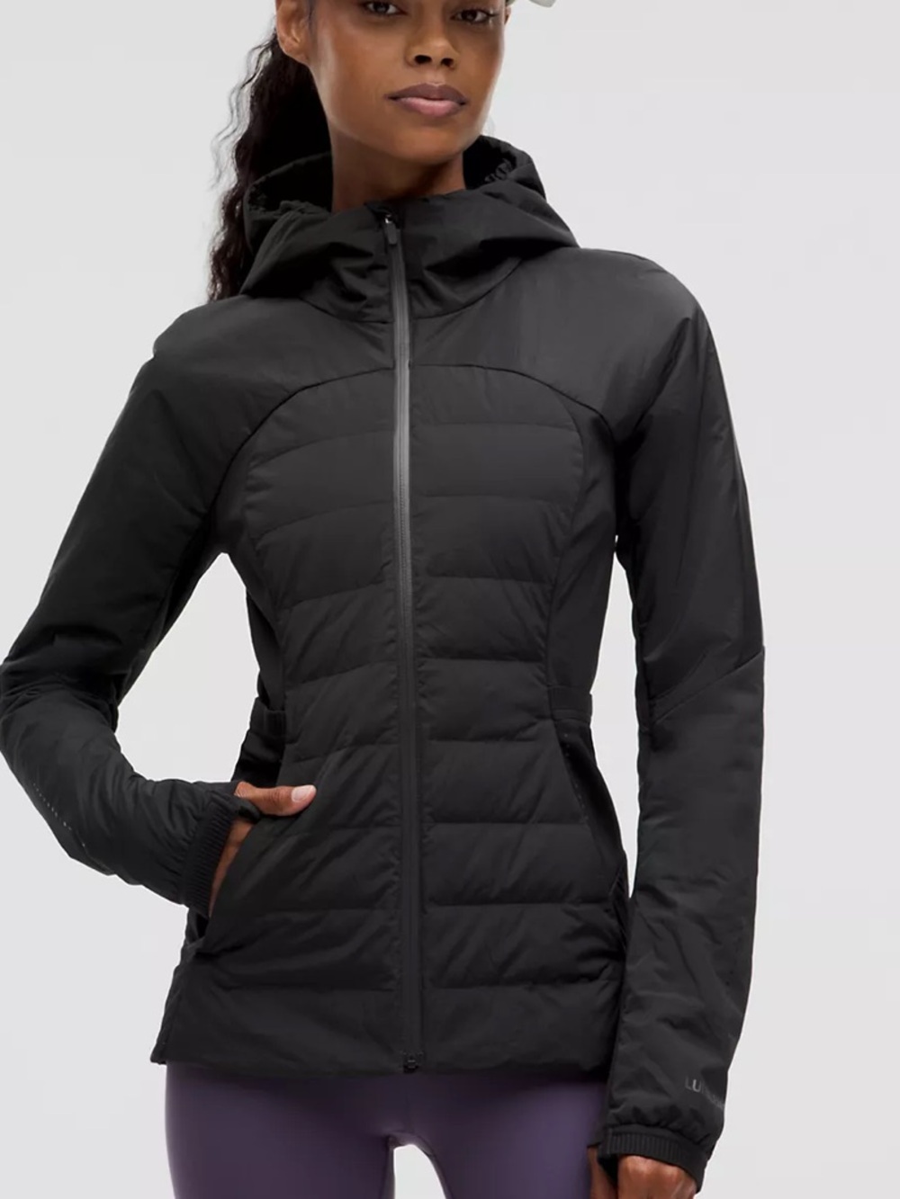 Lululemon Women's Down for It All Jacket black womens size 4 like new